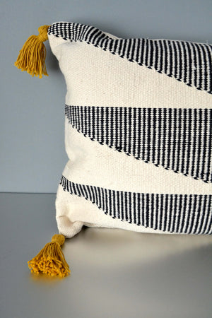 Cascade Egyptian Cotton Throw Pillow by Yuba Mercantile
