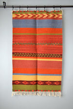 Colorful Striped Kilim Rug by Yuba Mercantile