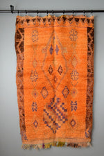 Tangerine Vintage Azilal Rug from Yuba Mercantile