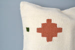 Pastel Tiles Wool Throw Pillow Closeup by Yuba Mercantile