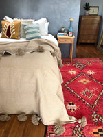 Red Vintage Moroccan Azilal Rug by Yuba Mercantile 