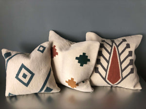 Ivory Wool Throw Pillows by Yuba Mercantile